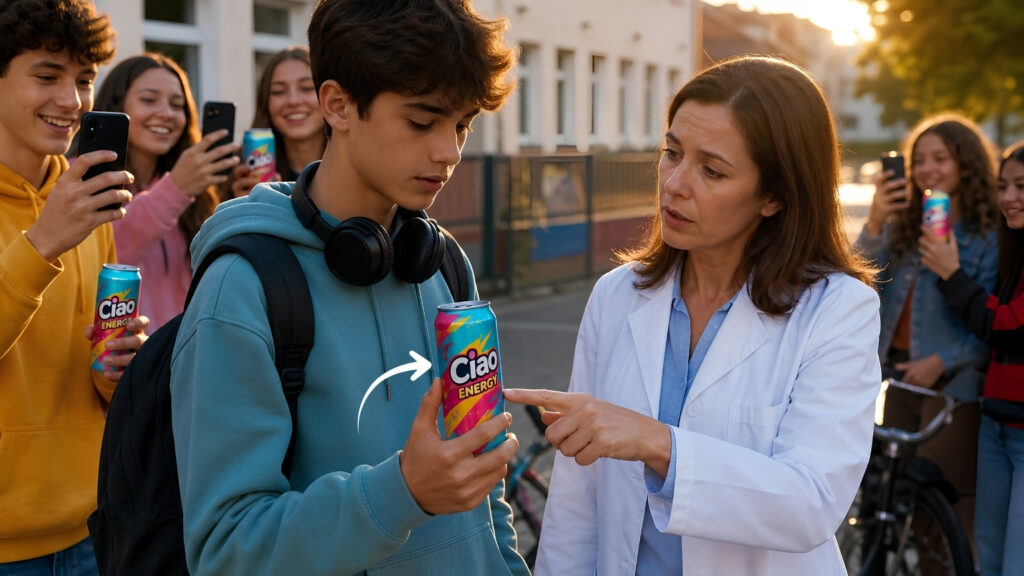 Ciao Energy, la boisson de Squeezie, Léna Situations et Inoxtag : pourquoi sa teneur en caféine inquiète pour les adolescents