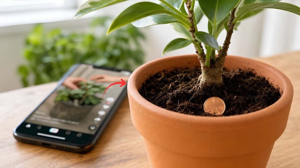 Pièces de monnaie dans les pots : pourquoi cette astuce ne remplace pas un bon drainage